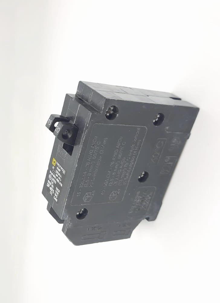 SQUARE D Breaker 15/20AMPS Duplex