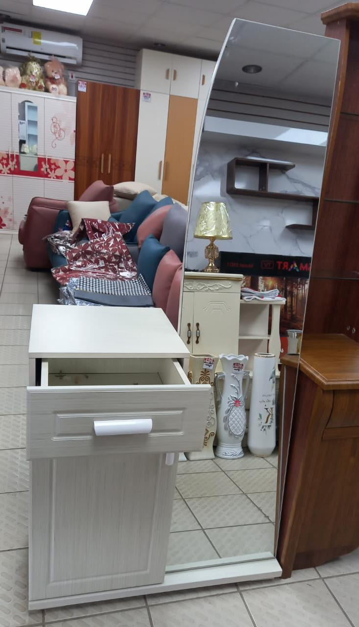 Mirror with Cabinet 6M01 A+B White