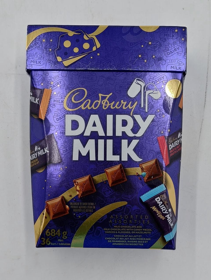 CADBURY Dairy Milk Chocolate Assorted 685G 36 Bars