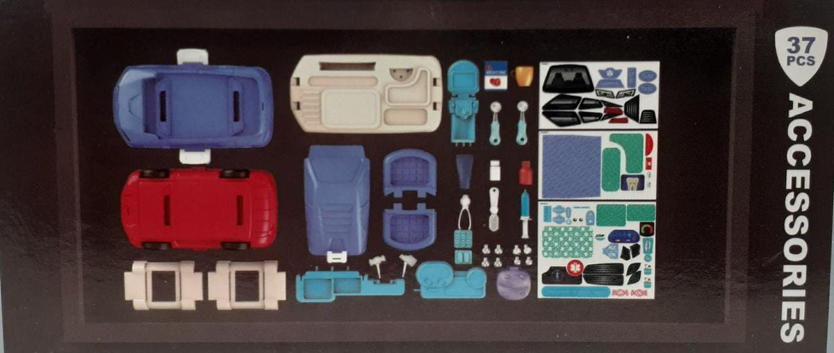 GENERIC Toy Car Dental Sports Car 2IN1 8044