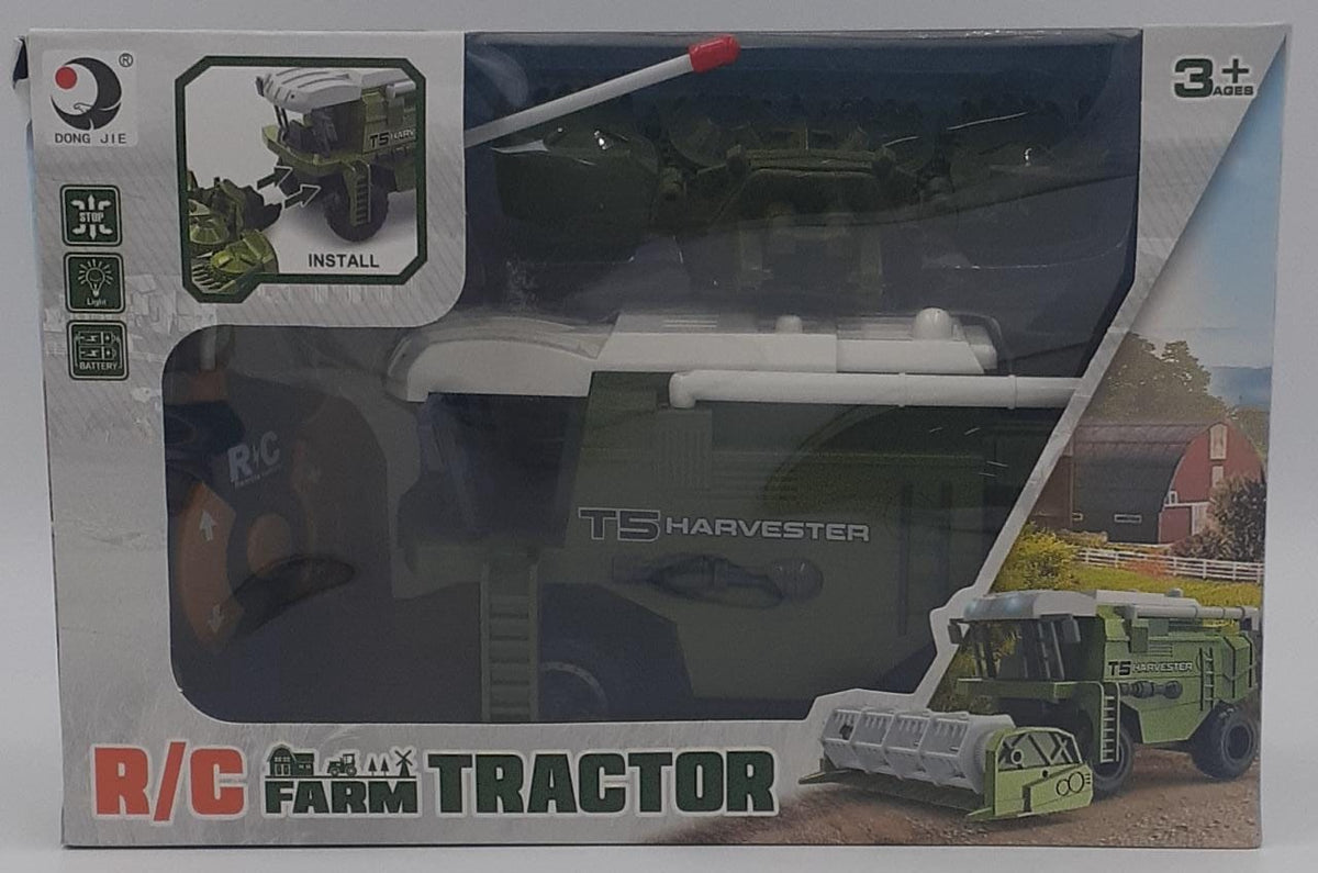 GENERIC Toy Tractor Farm R/C T5 Harvester Remote Control 1907-A