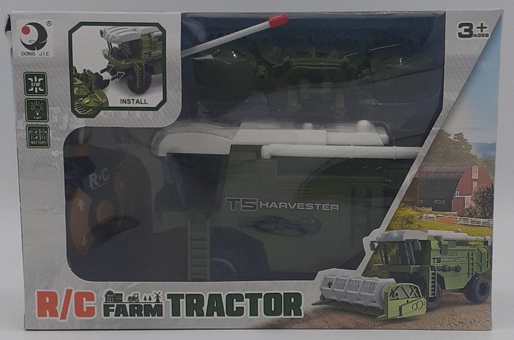 GENERIC Toy Tractor Farm R/C T5 Harvester Remote Control 1907-A