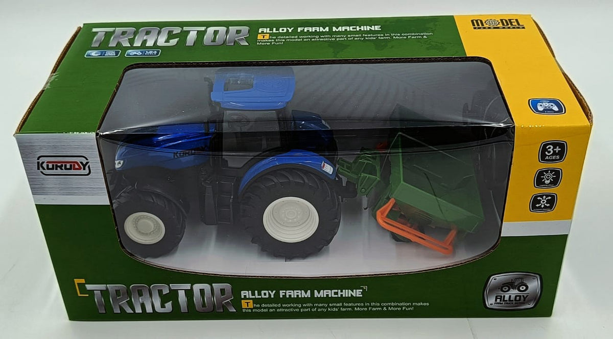 GENERIC Toy Tractor Alloy Farm Machine Remote Control 6635H