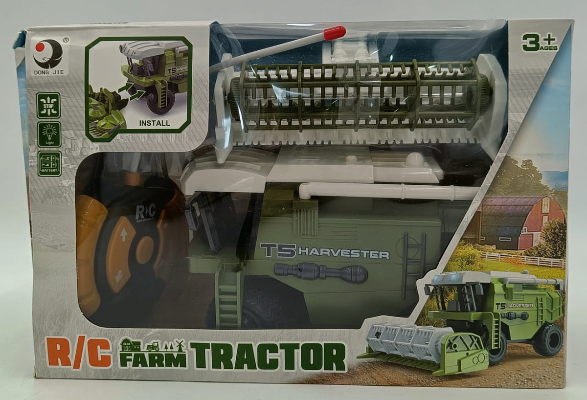 GENERIC Toy Tractor Farm R/C T5 Harvester Remote Control 1907-A