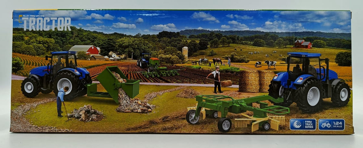 GENERIC Toy Tractor Alloy Farm Machine Remote Control 6637H