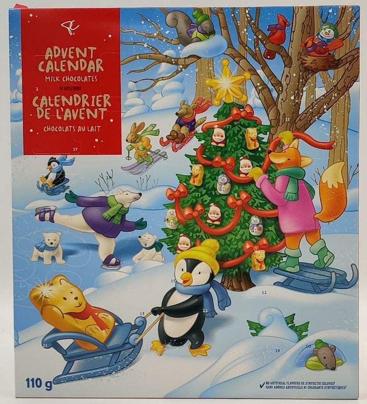 PRESIDENT CHOICE Advent Calendar Milk Chocolates 110G