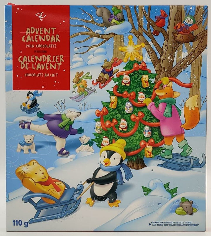 PRESIDENT CHOICE Advent Calendar Milk Chocolates 110G