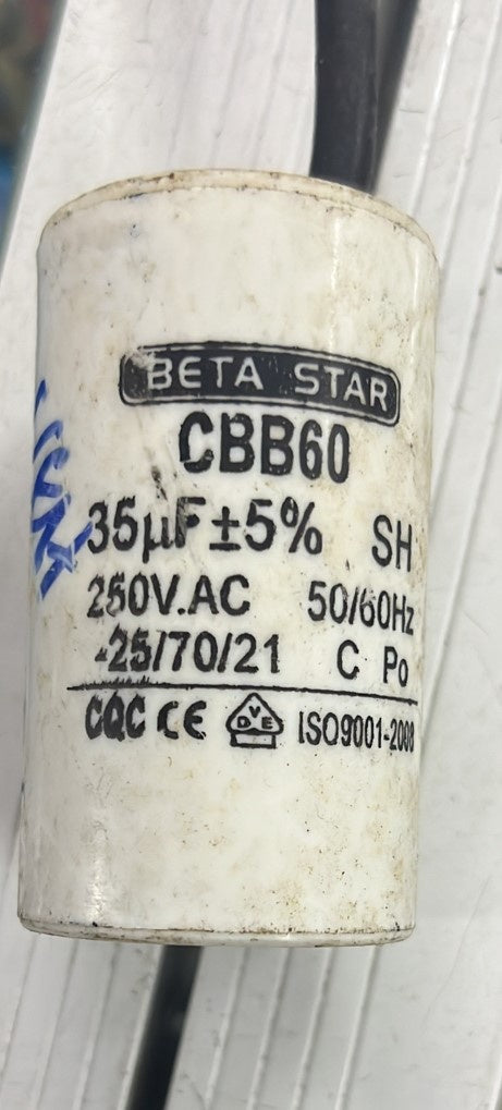Plucking Machine Capacitor 250V 35UF CBB60 Beta Star Motor Running