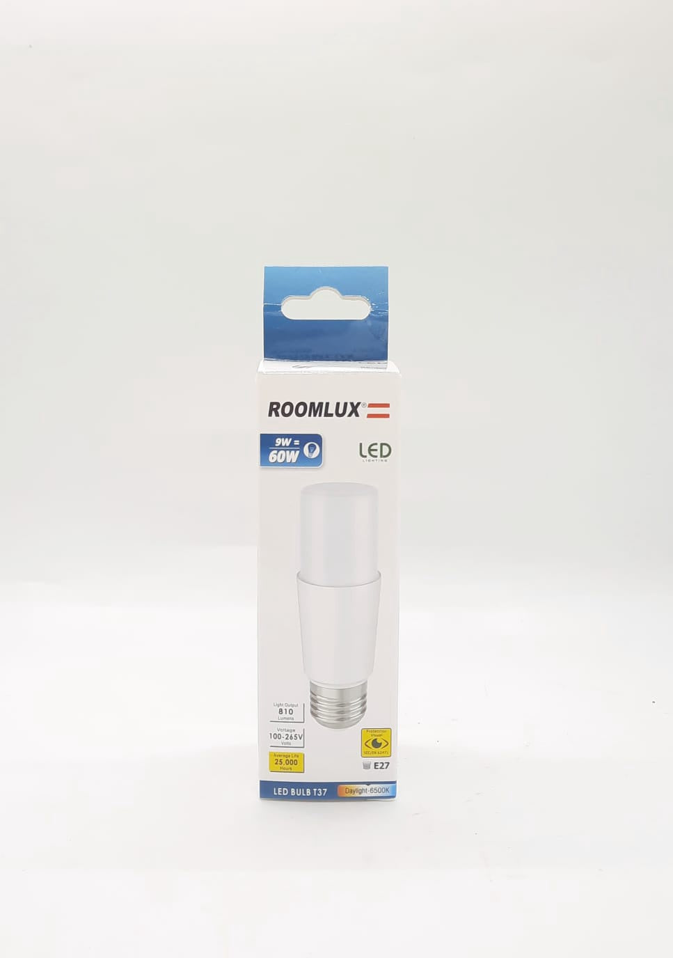 ROOMLUX Bulb LED 9W B75521 T37 E27 6500K 100-265V