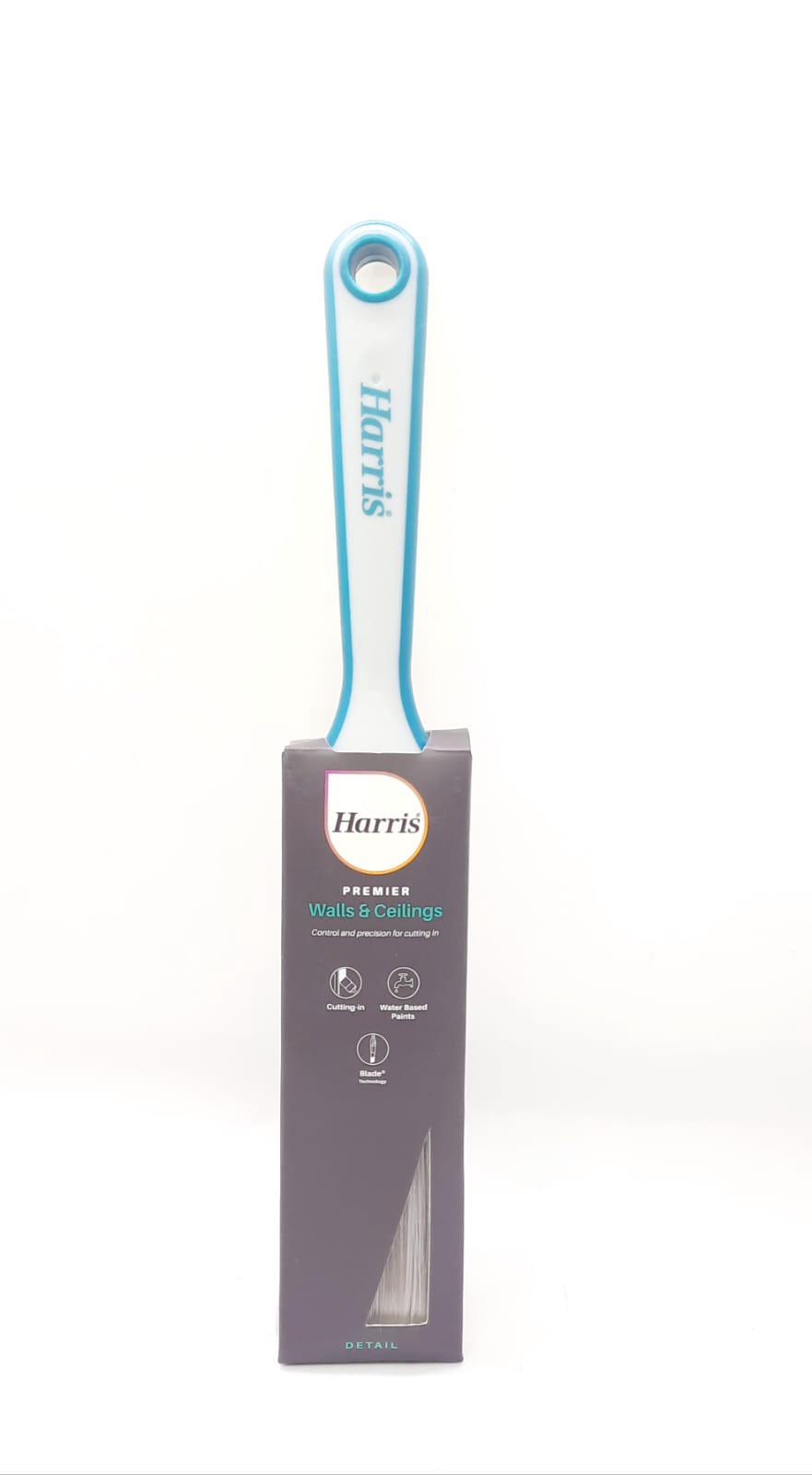 HARRIS Paint Brush 1.5" Premier Detail Green Handle #20614