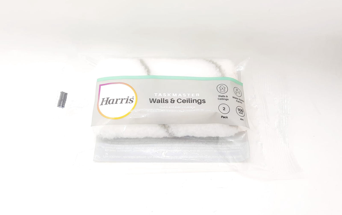 HARRIS Roller Pad 4" Taskmaster 100MM #4147 2PCS Pack