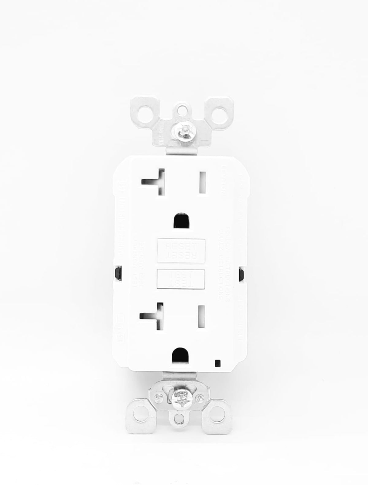 LEVITON Gfci Outlet White 20A Tamper Resistant GFTR2-4W/GFNT2-4W