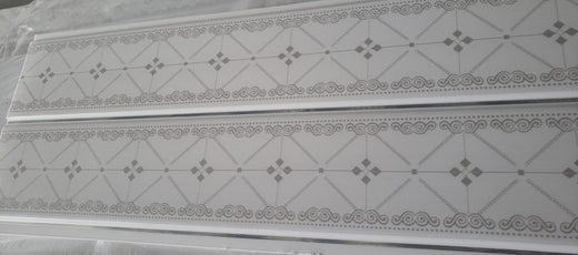 Ceiling PVC 19.5' X 8" #JE004 Design Grey