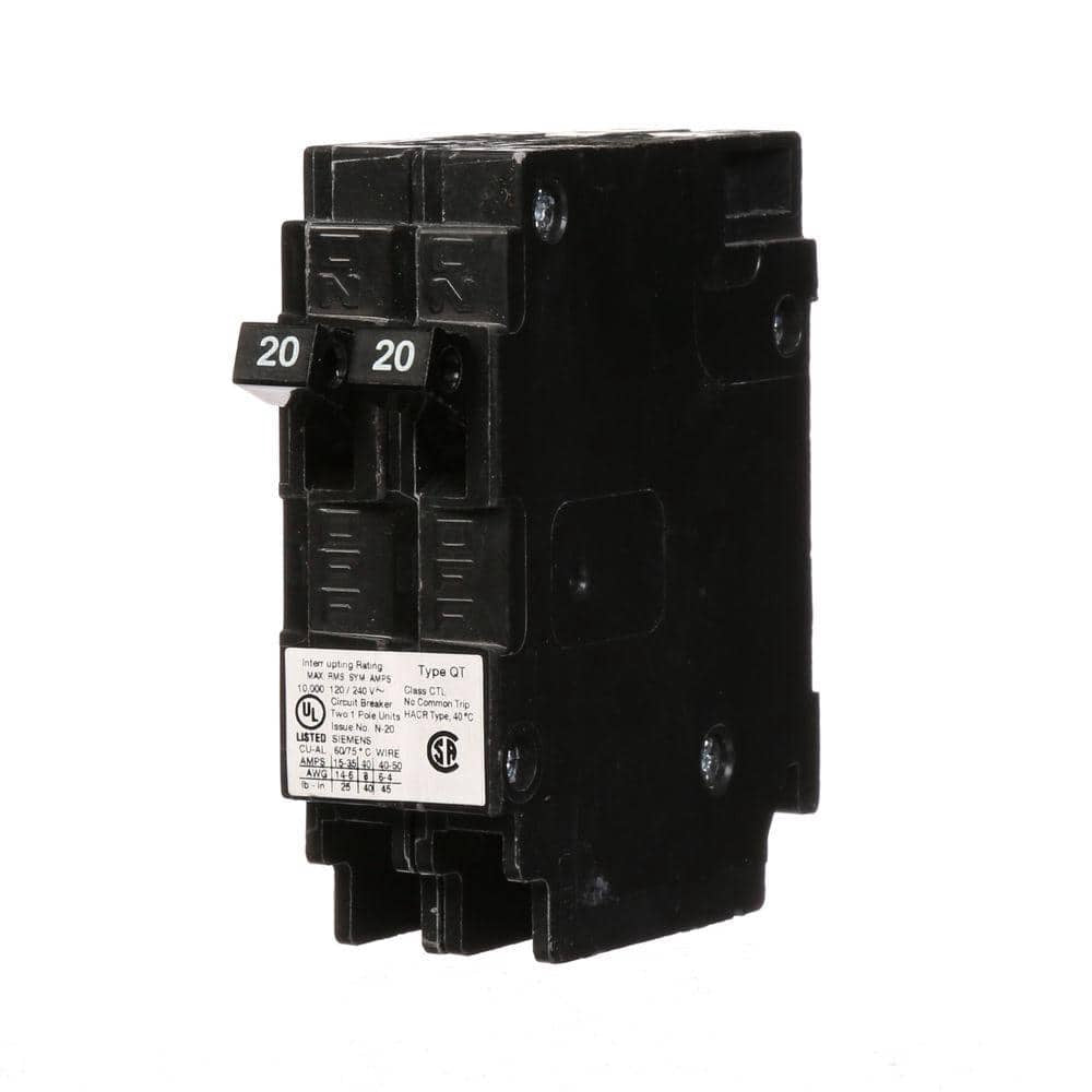 SIEMENS Breaker 20/20AMPS Duplex