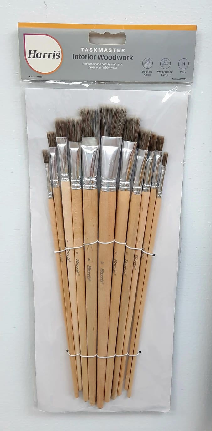 HARRIS Artist Brush Taskmaster Flat 11PCS #291