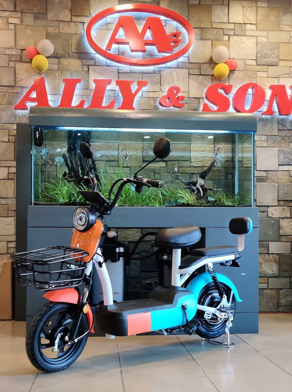 Electric Bike Xiao Mi Dou 3-SPEED with Mirrors, Turn Signals, Alarm and Charger Ebike