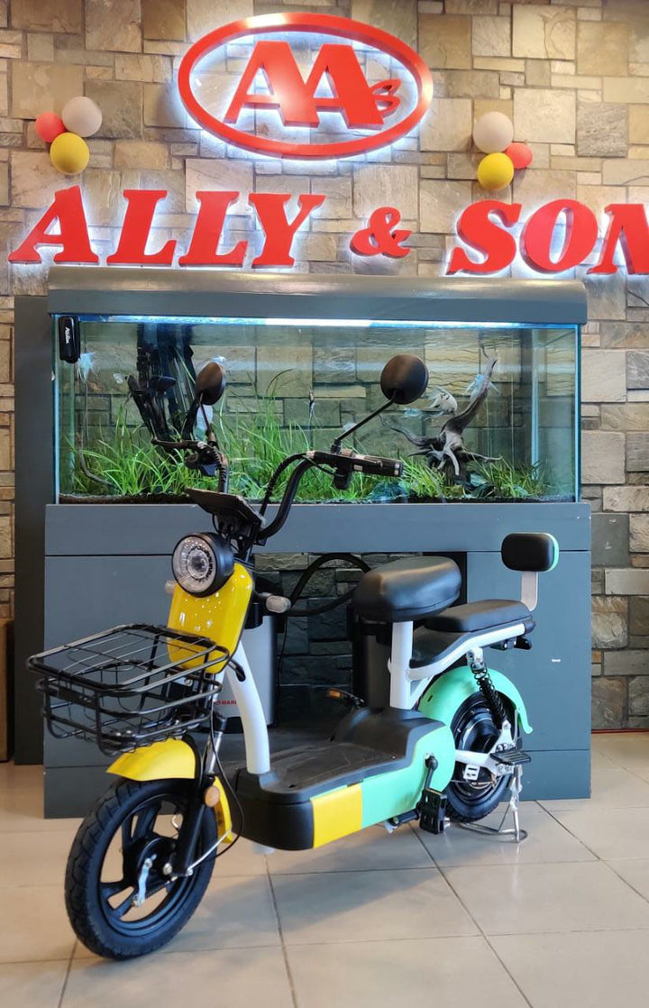 Electric Bike Xiao Mi Dou 3-SPEED with Mirrors, Turn Signals, Alarm and Charger Ebike