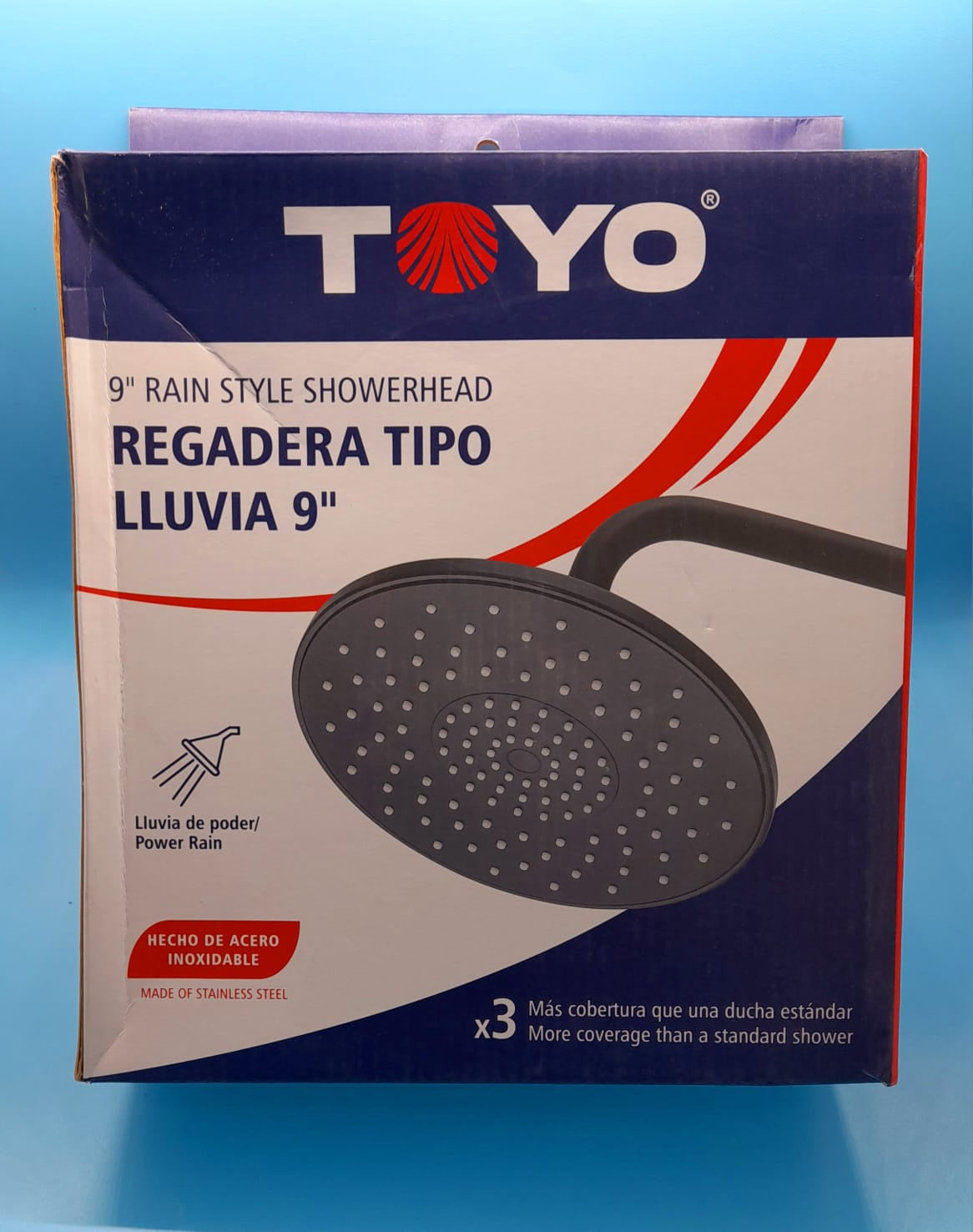 TOYO Shower Head Rain Style Round 9" FR-21691