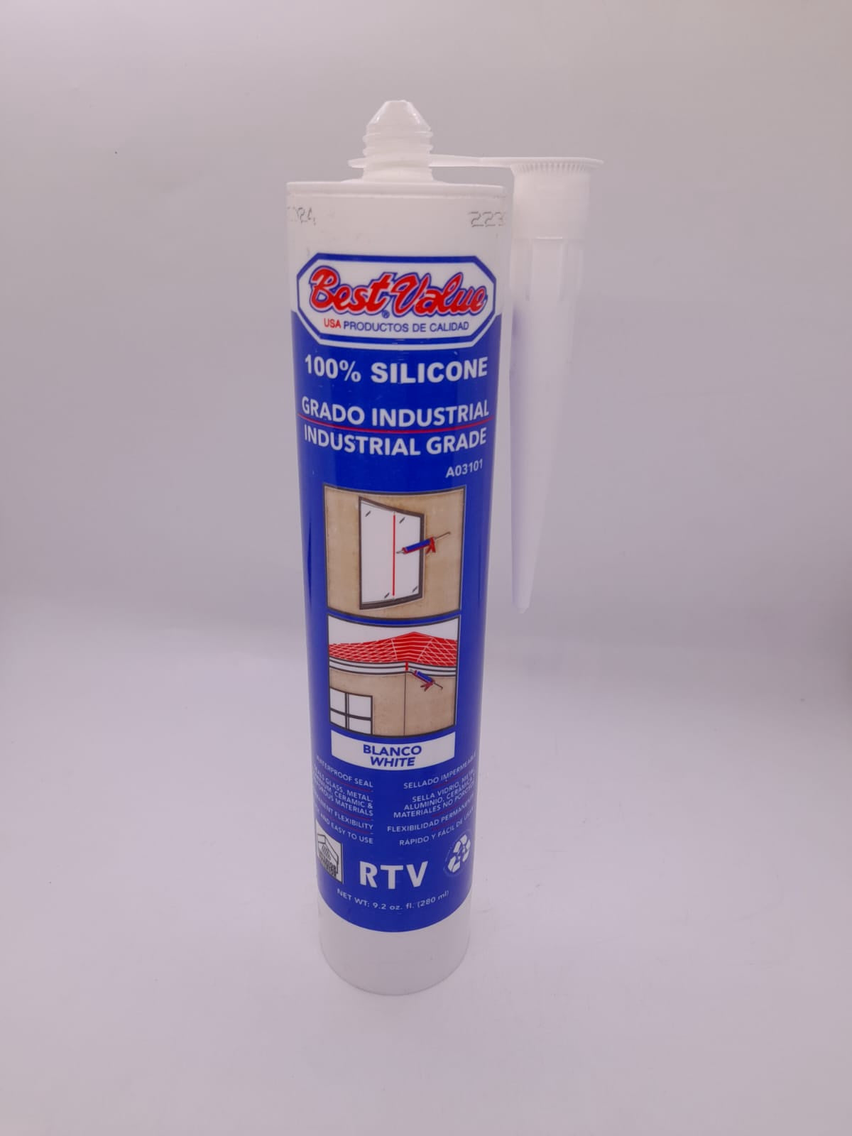 BEST VALUE Silicone Sealant 10.1 OZ White A03101