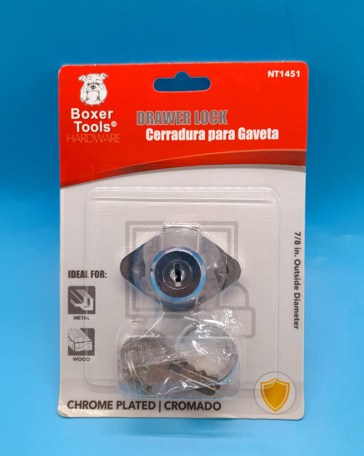 BOXER Draw Lock NT1451 Chrome