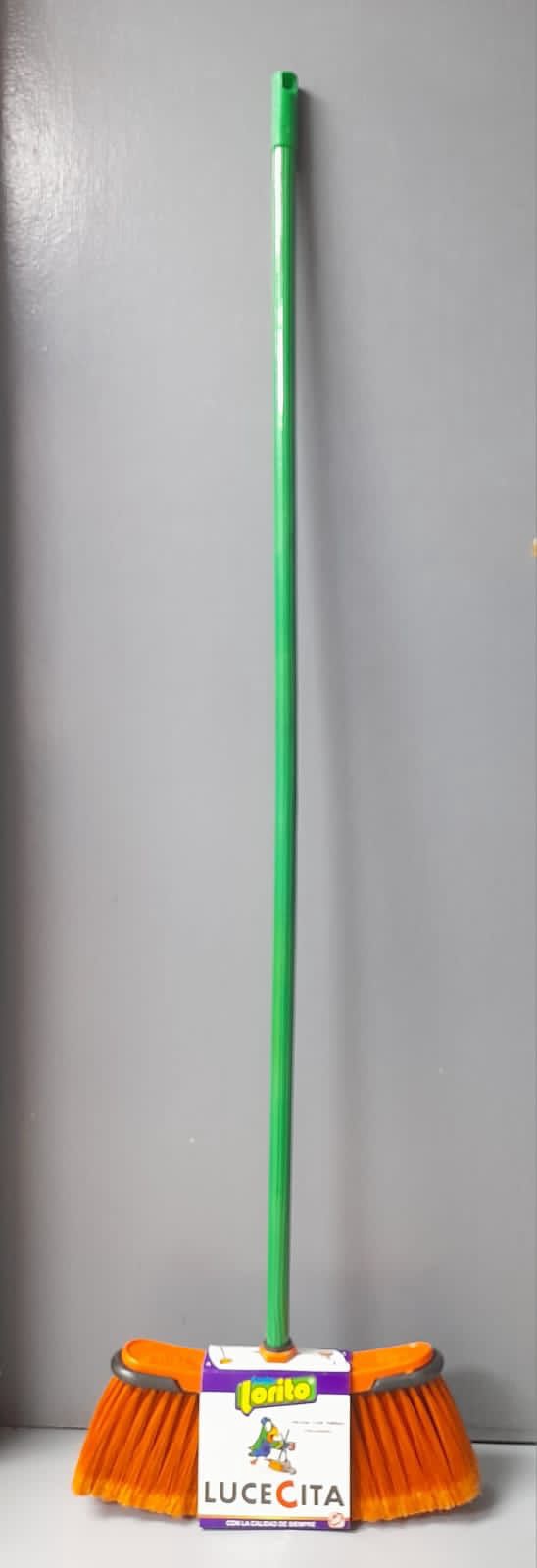 Broom Soft Bristle W/STICK Lucecita