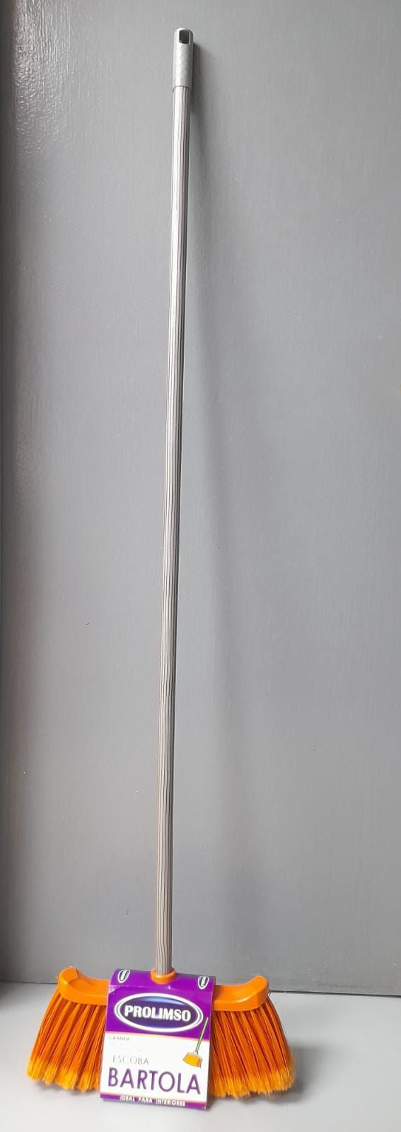 Broom Soft Bristle W/STICK Bartola