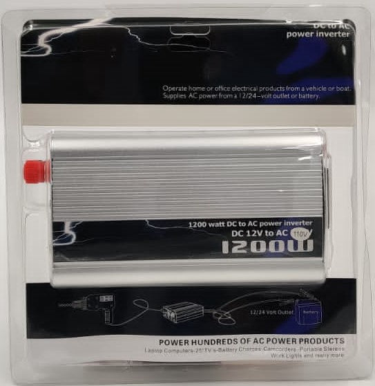 Inverter 1200W 12V-110V Silver