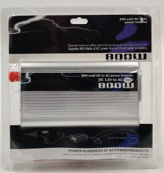 Inverter 800W 12V-110V Silver