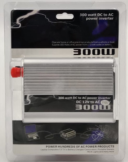 Inverter 300W 12V-110V Silver