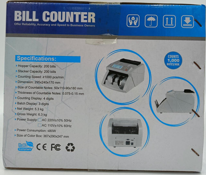 Money Counting Machine Bill Counter 1, 000
