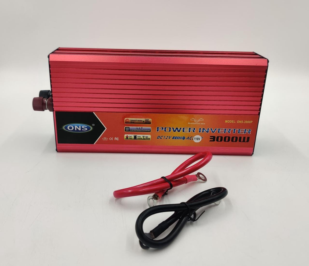 Inverter Ons 3000W 12V-110V Red ONS-3000P