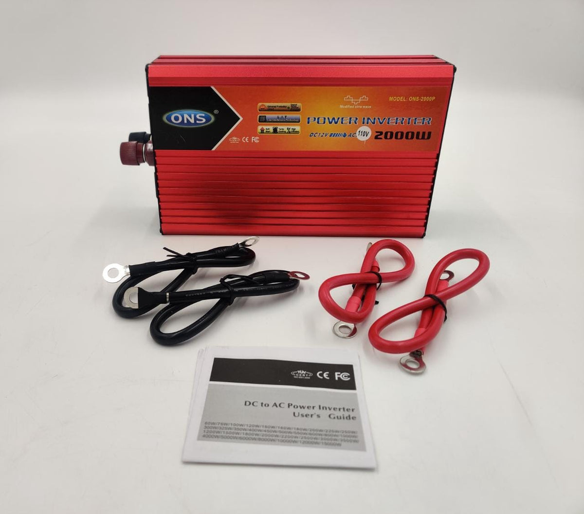 Inverter Ons 2000W 12V-110V Red ONS-2000P