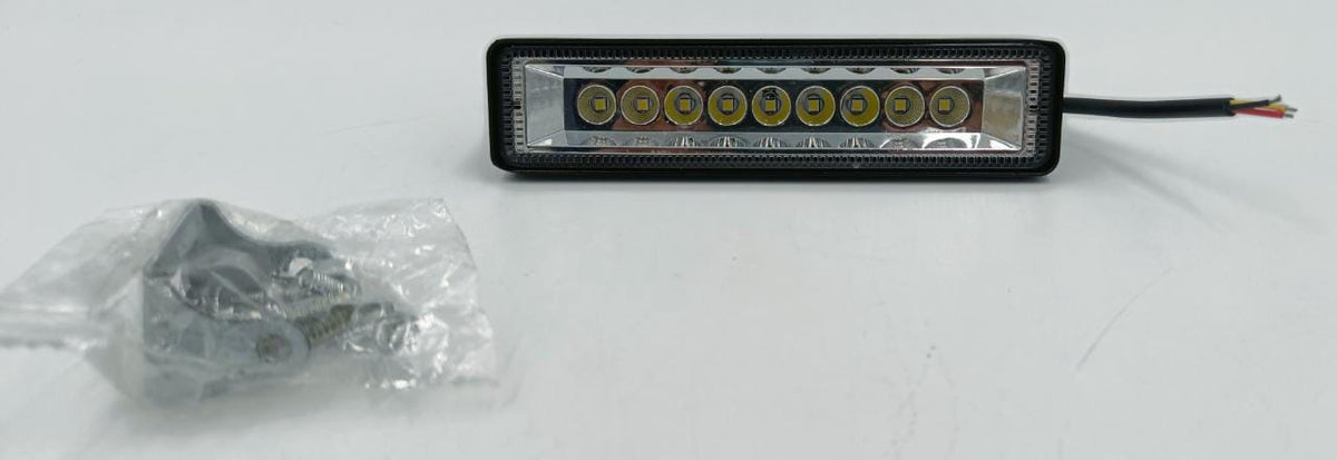 JFNV Lamp LED Car J.f.n.v 27W White Solid & Flashers 2IN1 9LED 9-36V DC LED Light Bar Yellow Box