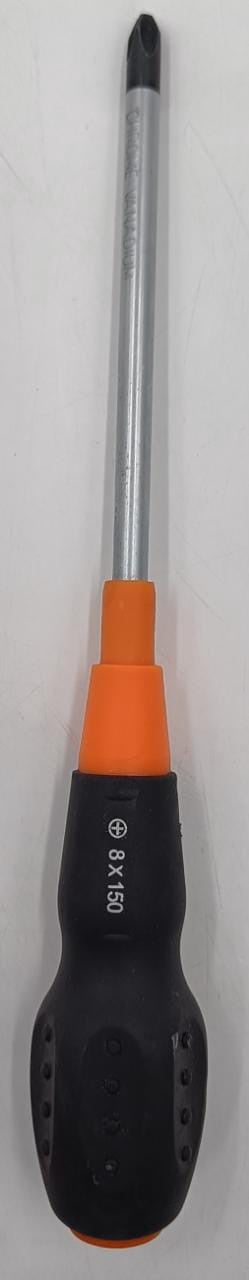 Screwdriver Star 8X150 Black & Orange Magnetic Tip