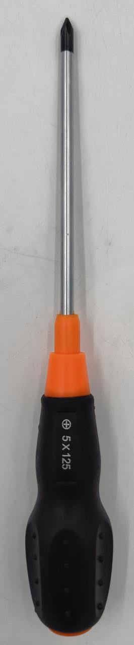 Screwdriver Star 5X125 Black & Orange Magnetic Tip