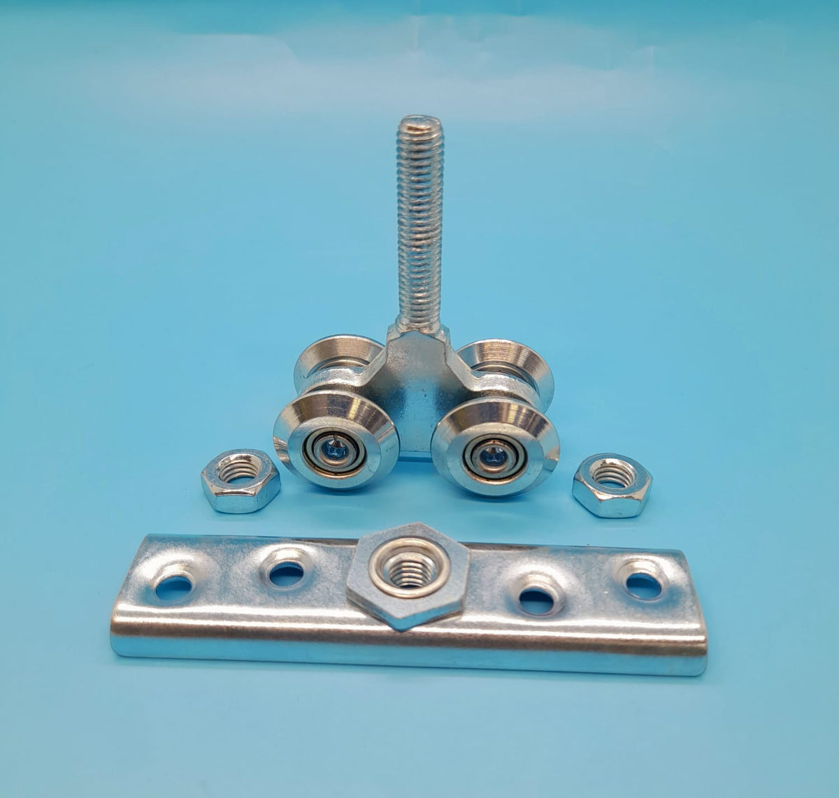 Gate Rollers Chrome Small