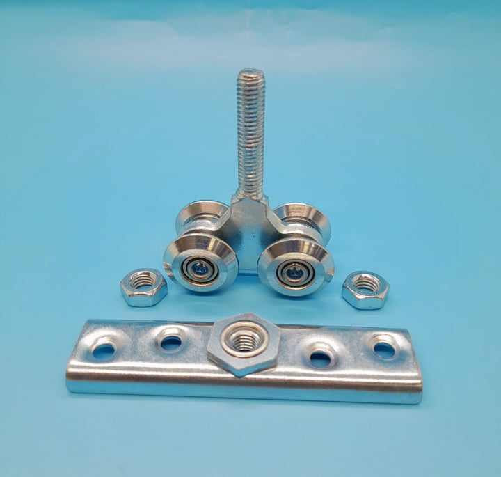 Gate Rollers Chrome Small