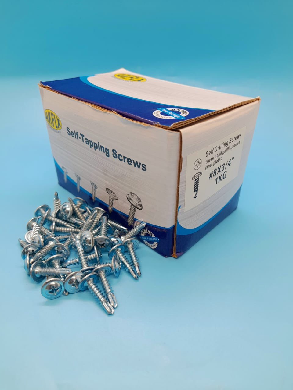 Screw Ind. 3/4" X #4.2 METAL-METAL 950 KG Box Akflx (Approx 465PCS)