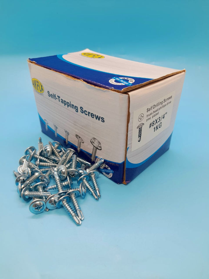 Screw Ind. 3/4" X #4.2 METAL-METAL 950 KG Box Akflx (Approx 465PCS)
