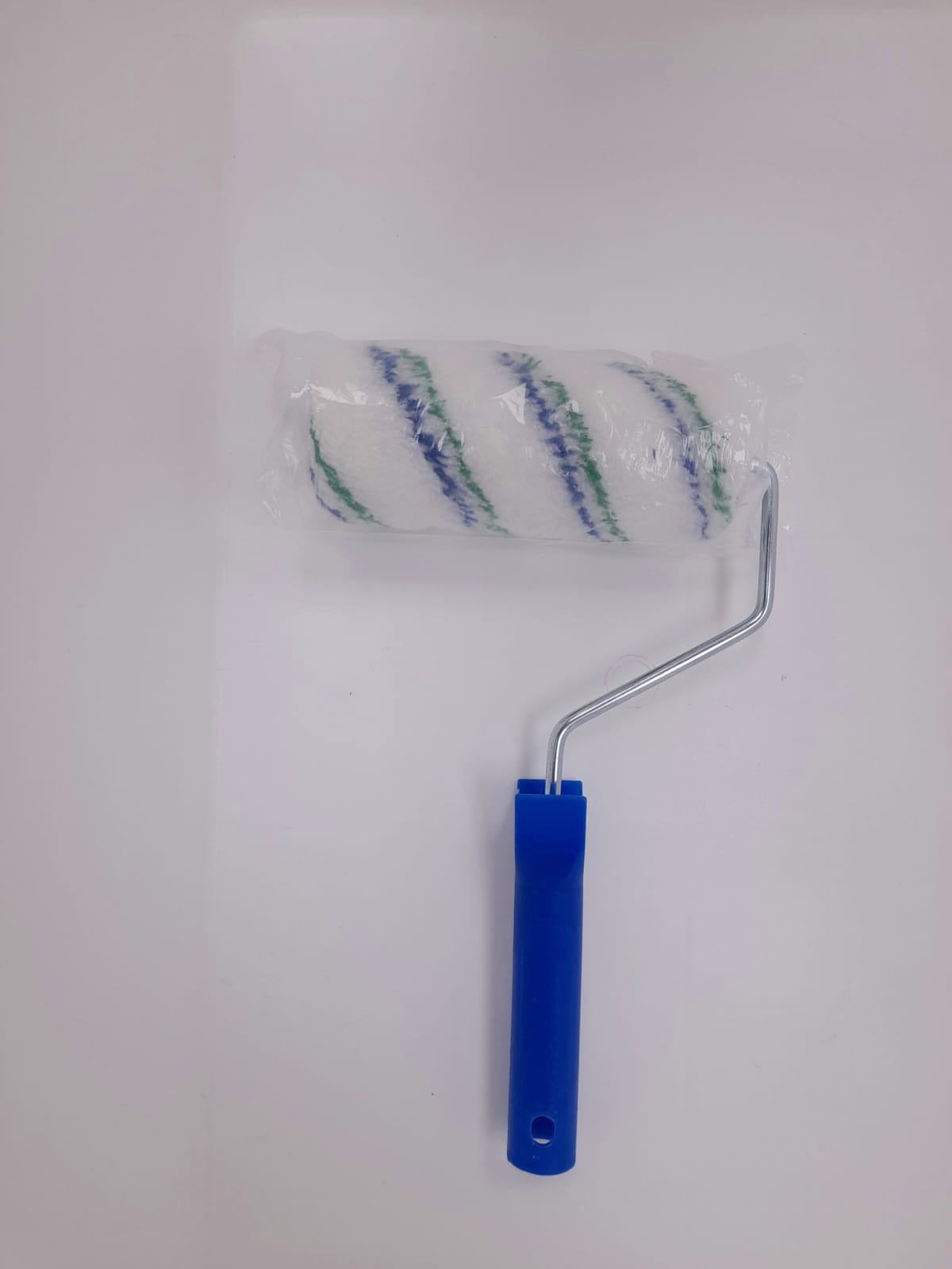 BIYU Roller Brush 6" Stripe with Blue Handle