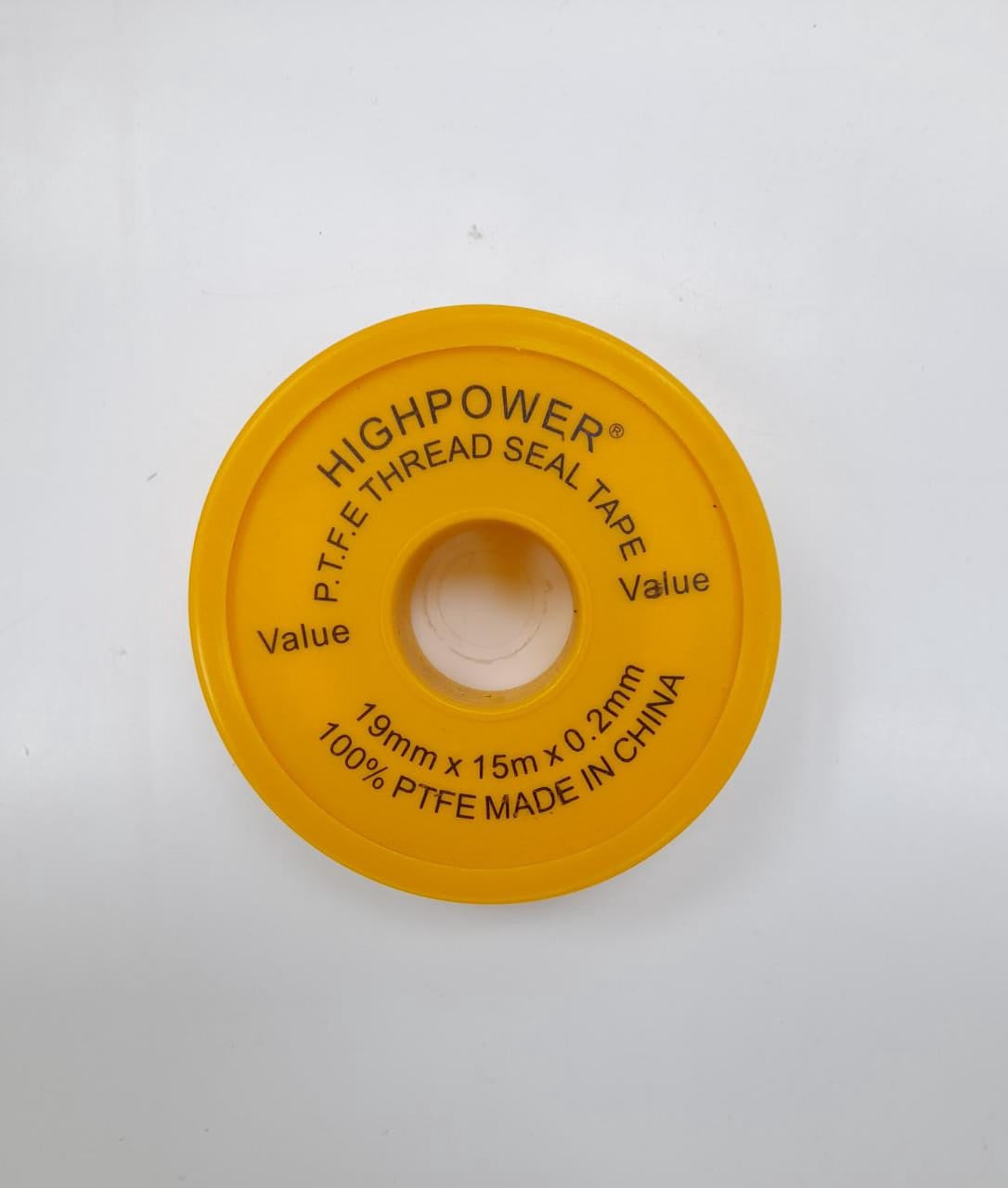 Thread Seal Tape Highpower Yellow 15M Large Roll
