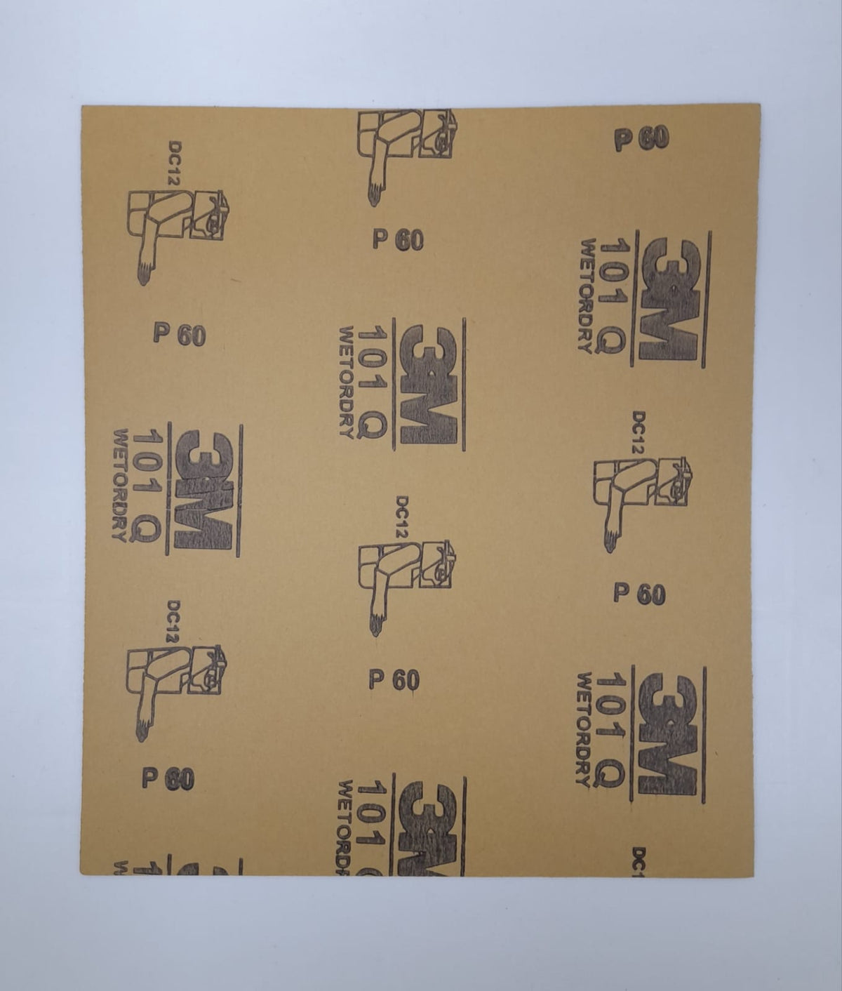 Sand Paper Metal #60 3M 101Q China Brown Back