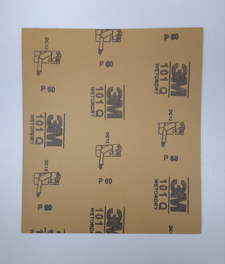Sand Paper Metal #60 3M 101Q China Brown Back