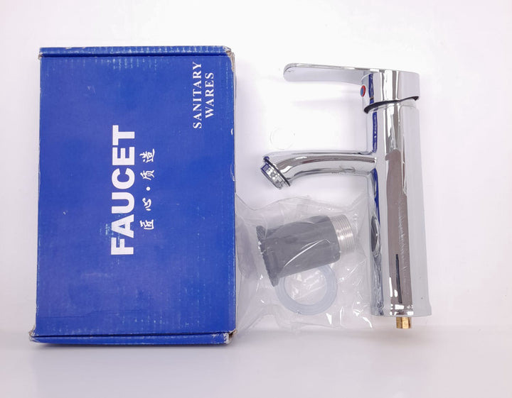 Faucet 1/2' Lever Heavy Duty Short Chrome Sanitary Ware Blue Box