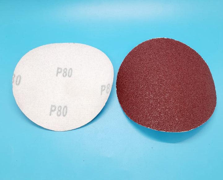 Sand Disc Velcro 4.5" P80 White