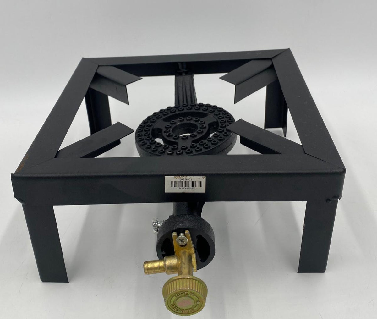 Stove 1 Burner Cast Iron SGB-01 Angle Iron Frame Black