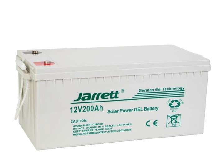 JARRETT Battery Solar Gel Deep Cycle 12V 200AH