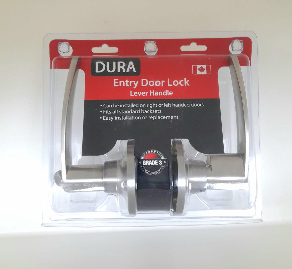 DURA Lock Entry Lever Sn 6491ET-SNVP