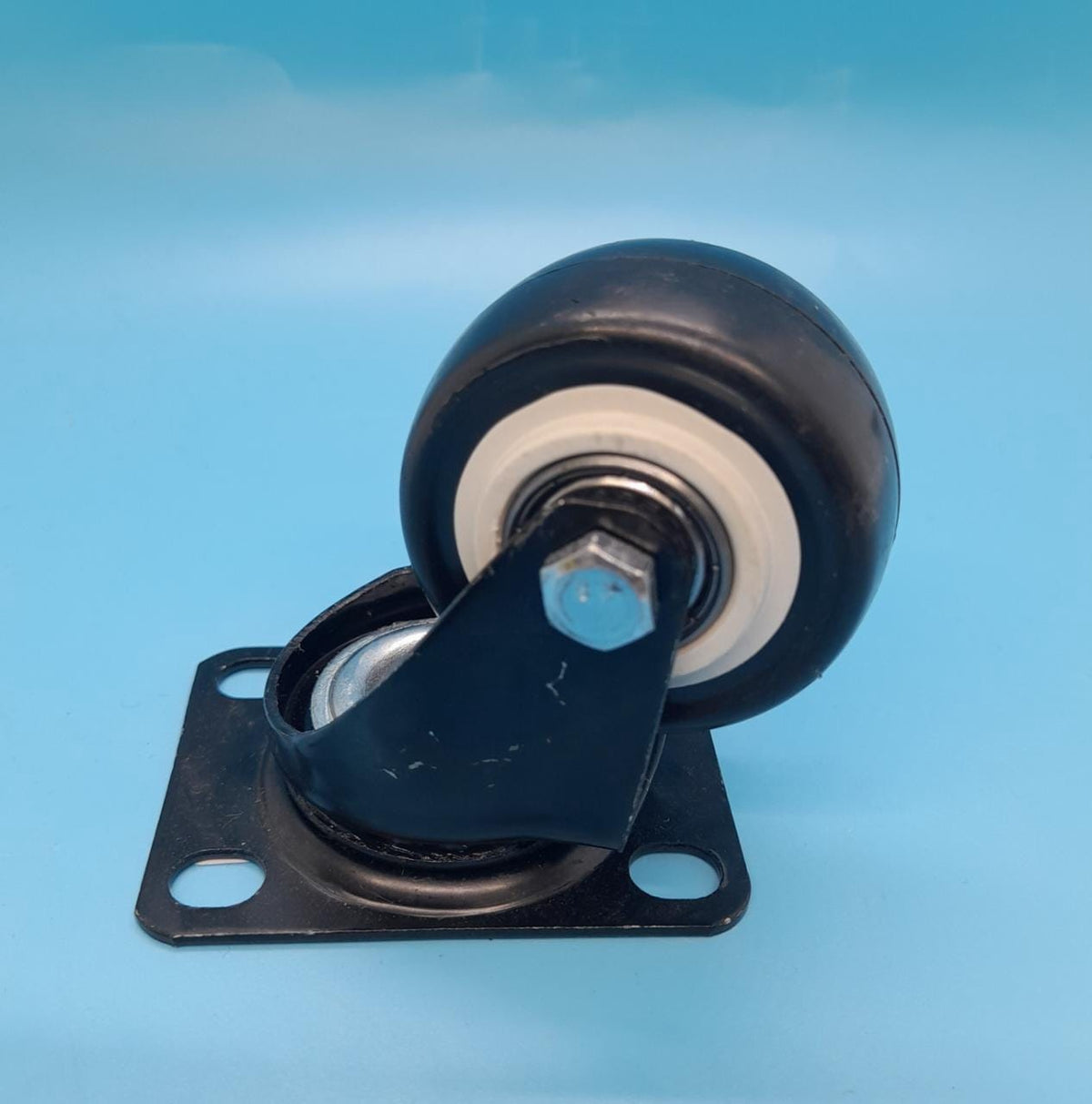 Wheel Coaster 2" Swivel Black