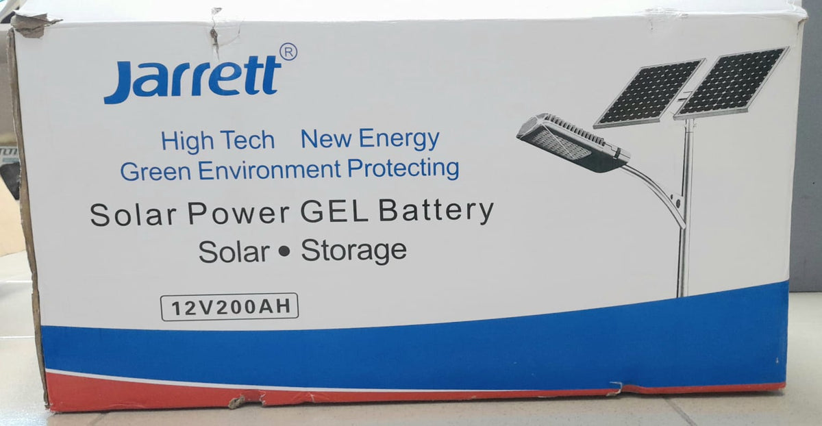 JARRETT Battery Solar Gel Deep Cycle 12V 200AH